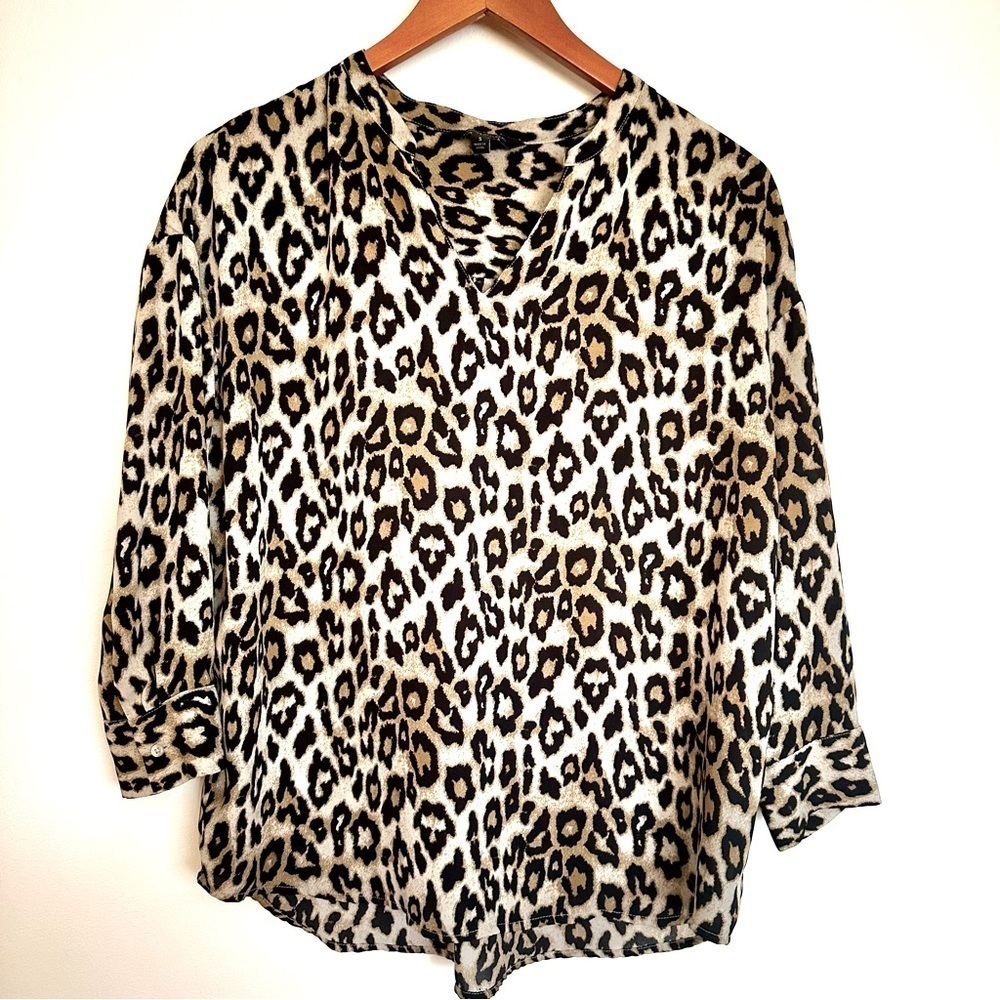Banana Republic Elegant Blouse in Classic Cheetah Print Size Small - Picture 11 of 11
